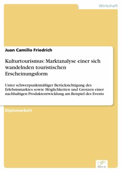 Kulturtourismus: Marktanalyse einer sich wandelnden touristischen Erscheinungsform (eBook, PDF) - Friedrich, Juan Camillo