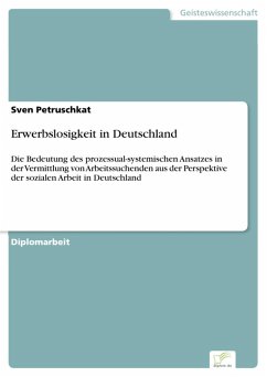 Erwerbslosigkeit in Deutschland (eBook, PDF) - Petruschkat, Sven