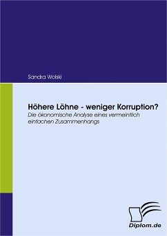 Höhere Löhne - weniger Korruption? (eBook, PDF) - Wolski, Sandra