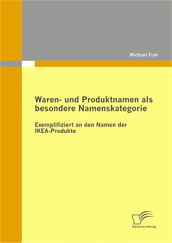 Waren- und Produktnamen als besondere Namenskategorie (eBook, PDF) - Fink, Michael