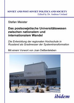 Das postsowjetische Universitätswesen zwischen nationalem und internationalem Wandel (eBook, PDF) - Meister, Stefan