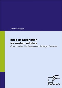 India as Destination for Western retailers (eBook, PDF) - Rößiger, Janine