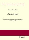 „È bella, la vita!“ Pragmatische Funktionen segmentierter Sätze im italiano parlato (eBook, PDF)