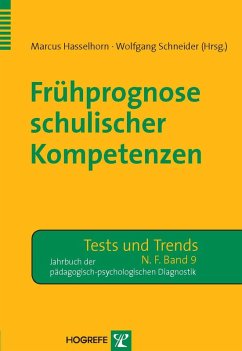 Frühprognose schulischer Kompetenzen (eBook, PDF) - Hasselhorn, Marcus; Schneider, Wolfgang