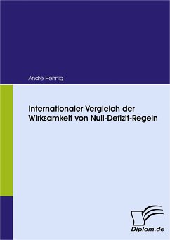 Internationaler Vergleich der Wirksamkeit von Null-Defizit-Regeln (eBook, PDF) - Hennig, Andre