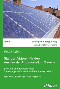 Standortfaktoren für den Ausbau der Photovoltaik in Bayern (eBook, PDF) - Mußler, Paul