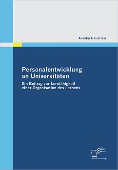 Personalentwicklung an Universitäten (eBook, PDF) - Bäuerlen, Annika