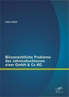 Bilanzrechtliche Probleme des Jahresabschlusses einer GmbH & Co KG (eBook, PDF) - Hechl, Lukas