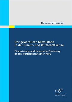 Der gewerbliche Mittelstand in der Finanz- und Wirtschaftskrise - Finanzierung und finanzielle Förderung baden-württembergischer KMU (eBook, PDF) - Herzinger, Thomas J. M.