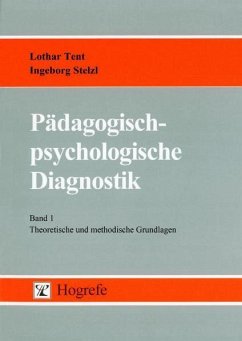 Pädagogisch-psychologische Diagnostik (Band 1) (eBook, PDF) - Stelzl, Ingeborg; Tent, Lothar