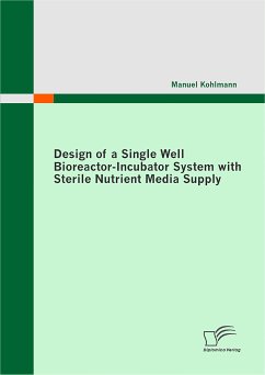 Design of a Single Well Bioreactor-Incubator System with Sterile Nutrient Media Supply (eBook, PDF) - Kohlmann, Manuel