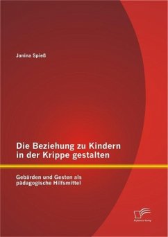 Die Beziehung zu Kindern in der Krippe gestalten: Gebärden und Gesten als pädagogische Hilfsmittel (eBook, PDF) - Spieß, Janina