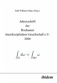 Jahresschrift der Bochumer interdisziplinären Gesellschaft e.V. (eBook, PDF)