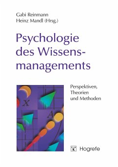 Psychologie des Wissensmanagements (eBook, PDF) - Mandl, Heinz; Reinmann-Rothmeier, Gabi