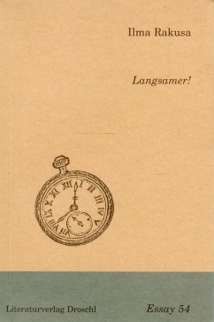Langsamer! (eBook, ePUB) - Rakusa, Ilma