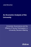 An Economic Analysis of the University (eBook, PDF)