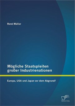 Mögliche Staatspleiten großer Industrienationen: Europa, USA und Japan vor dem Abgrund? (eBook, PDF) - Müller, René