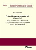 Früher Fremdsprachenunterricht Französisch (eBook, PDF)