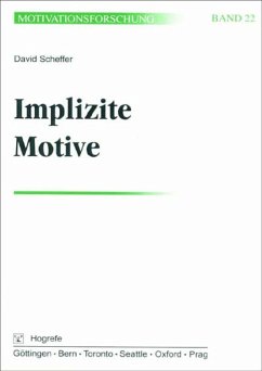 Implizite Motive (eBook, PDF) - Scheffer, David