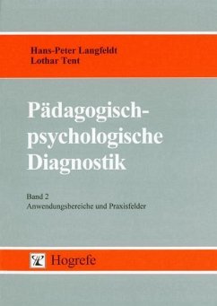 Pädagogisch-psychologische Diagnostik 2 (eBook, PDF) - Langfeldt, Hans-Peter; Tent, Lothar