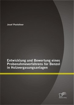 Cover Entwicklung und Bewertung eines Probenahmeverfahrens für Benzol in Holzvergasungsanlagen (eBook, PDF)