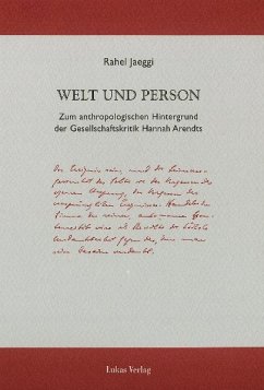 Welt und Person (eBook, PDF) - Jaeggi, Rahel