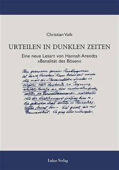 Urteilen in dunklen Zeiten (eBook, PDF) - Volk, Christian