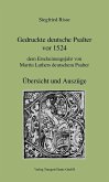 Gedruckte deutsche Psalter vor 1524 (eBook, PDF)