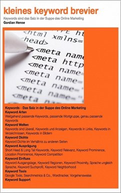 kleines keyword brevier (eBook, ePUB) - Hense, Gordian