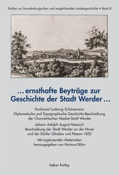 ... ernsthafte Beyträge zur Geschichte der Stadt Werder ... (eBook, PDF)
