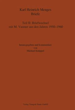 Cover Karl Heinrich Menges: Briefe. Teil II (eBook, PDF)