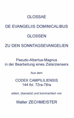 Cover Glossae de Evangeliis Dominicalibus (eBook, PDF)