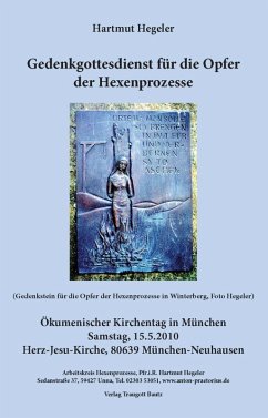 Cover Gedenkgottesdienst für die Opfer der Hexenprozesse (eBook, PDF)