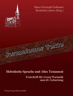 Cover Hebräische Sprache und Altes Testament (eBook, PDF)