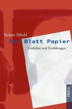 Ein Blatt Papier (eBook, ePUB) - Sibold, Rainer
