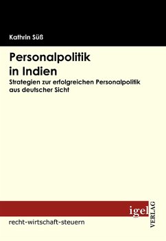 Personalpolitik in Indien (eBook, PDF) - Süß, Kathrin