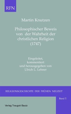 Cover Philosophischer Beweis von der Wahrheit der christlichen Religion (1747) (eBook, PDF)