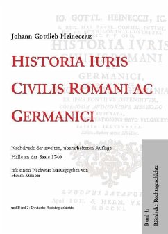 Cover Historia Iuris Civilis Romani ac Germanici (eBook, PDF)
