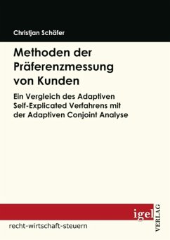 Cover Methoden der Präferenzmessung von Kunden (eBook, PDF)