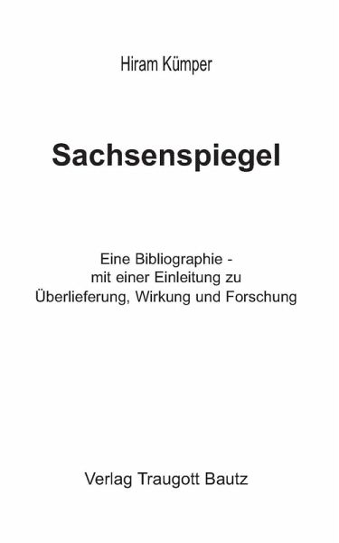 Sachsenspiegel (eBook, PDF) Sachsenspiegel (eBook, PDF)