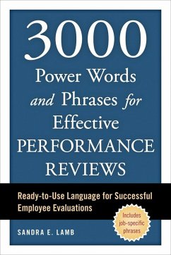 3000 Power Words and Phrases for Effective Performance Reviews - Lamb, Sandra E.
