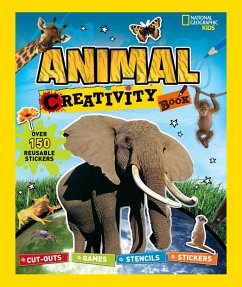 National Geographic Kids: Animal Creativity Book: Cut-Outs, Games, Stencils, Stickers - National Geographic