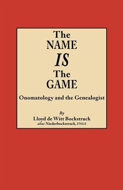 Name Is the Game - Bockstruck, Lloyd De Witt