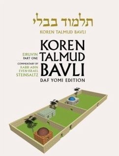 Koren Talmud Bavli Vol. 4: Tractate Eiruvin Part 1, B & W - Steinsaltz, Adin Even-Israel
