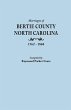 Marriages of Bertie County, North... - Bild 1