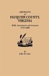Abstracts of Fauquier County, Virginia.... - Bild 1