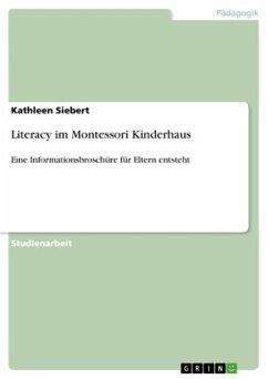 Literacy im Montessori Kinderhaus - Siebert, Kathleen