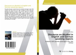 Discourse on Alcohol in English and German speaking regions