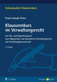 Klausurenkurs im Verwaltungsrecht