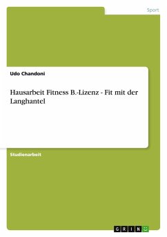 Cover Hausarbeit Fitness B.-Lizenz - Fit mit der Langhantel